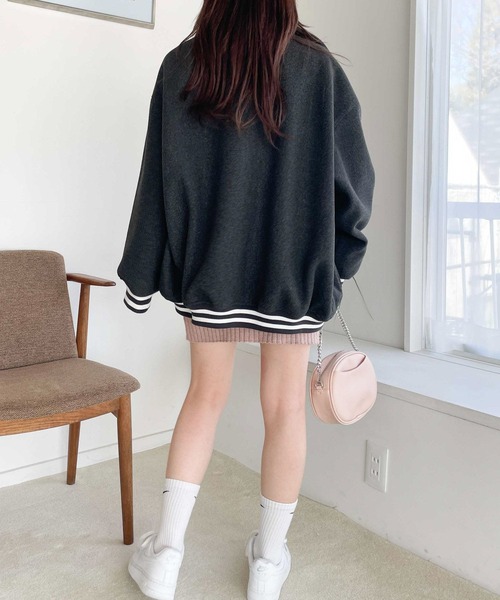 Heather（ヘザー）の「スタジャン　180949（スタジャン・レディース・ブラック/グレー・FREE）」の19枚目の写真