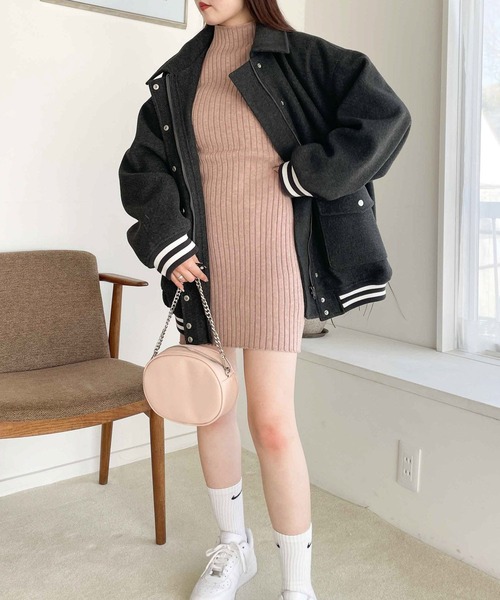 Heather（ヘザー）の「スタジャン　180949（スタジャン・レディース・ブラック/グレー・FREE）」の18枚目の写真