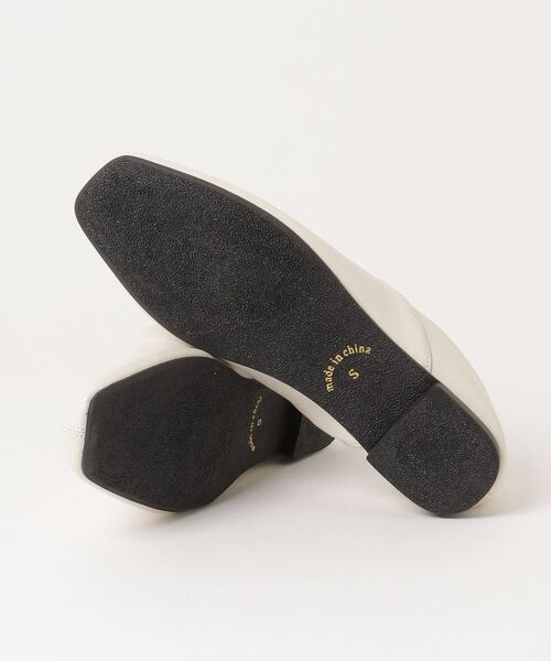 LibertyDoll（リバティードール）の「スクエアトゥストレッチバブーシュ（スリッポン・レディース・アイボリー/ブラック/ダークブラウン/シルバー・S/L/M/LL/SS/3L）」の6枚目の写真