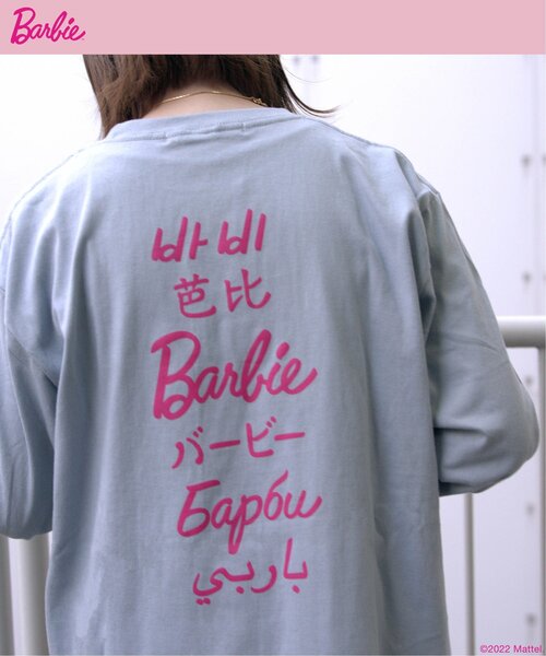 VENCEEXCHANGE（ヴァンスエクスチェンジ）の「Barbie バックプリントT（Tシャツ/カットソー・レディース・ホワイト/ネイビー/ブルー・FREE）」の2枚目の写真