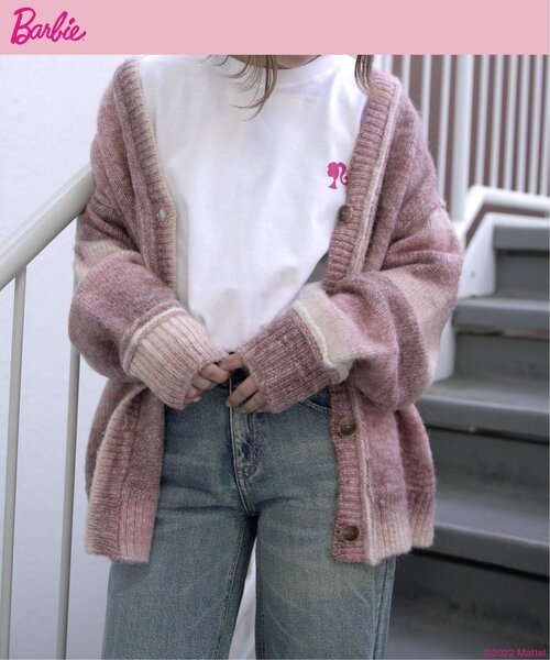 VENCEEXCHANGE（ヴァンスエクスチェンジ）の「Barbie バックプリントT（Tシャツ/カットソー・レディース・ホワイト/ネイビー/ブルー・FREE）」の22枚目の写真