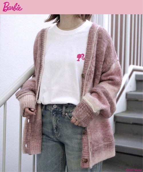 VENCEEXCHANGE（ヴァンスエクスチェンジ）の「Barbie バックプリントT（Tシャツ/カットソー・レディース・ホワイト/ネイビー/ブルー・FREE）」の21枚目の写真