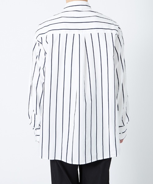 improves(インプローブス)の「ストライプ レギュラーカラー シャツ(シャツ/ブラウス・メンズ・ネイビー/ホワイト/グレー・LARGE/MEDIUM)」の6枚目の写真