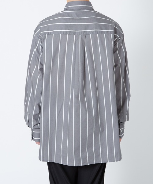 improves(インプローブス)の「ストライプ レギュラーカラー シャツ(シャツ/ブラウス・メンズ・ネイビー/ホワイト/グレー・LARGE/MEDIUM)」の9枚目の写真