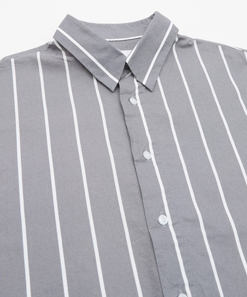 improves(インプローブス)の「ストライプ レギュラーカラー シャツ(シャツ/ブラウス・メンズ・ネイビー/ホワイト/グレー・LARGE/MEDIUM)」の14枚目の写真