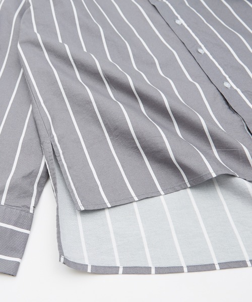 improves(インプローブス)の「ストライプ レギュラーカラー シャツ(シャツ/ブラウス・メンズ・ネイビー/ホワイト/グレー・LARGE/MEDIUM)」の15枚目の写真