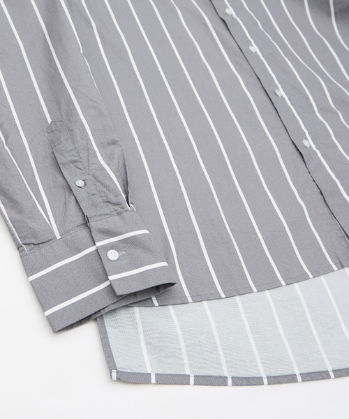 improves(インプローブス)の「ストライプ レギュラーカラー シャツ(シャツ/ブラウス・メンズ・ネイビー/ホワイト/グレー・LARGE/MEDIUM)」の16枚目の写真