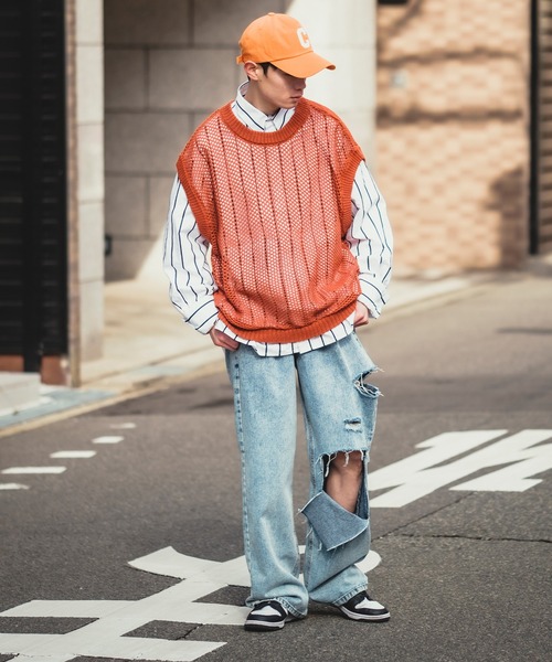 improves(インプローブス)の「ストライプ レギュラーカラー シャツ(シャツ/ブラウス・メンズ・ネイビー/ホワイト/グレー・LARGE/MEDIUM)」の20枚目の写真