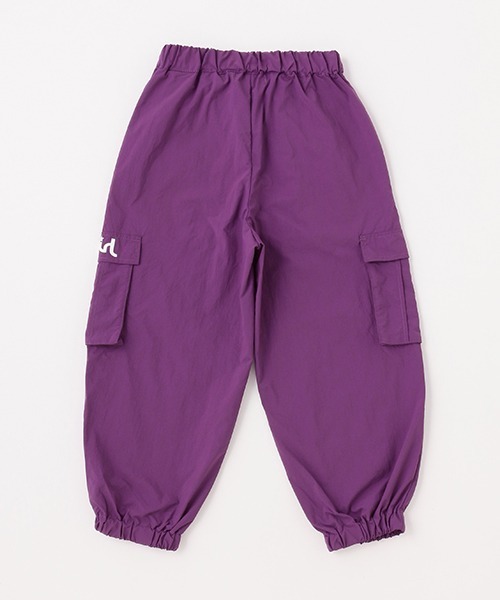 X-girl Stages（エックスガールステージス）の「カーゴロングパンツ（その他パンツ・キッズ・アイボリー/ブラック/ラベンダー・130cm/110cm/140cm/100cm/120cm）」の5枚目の写真