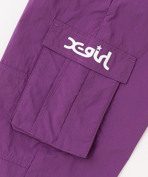 X-girl Stages（エックスガールステージス）の「カーゴロングパンツ（その他パンツ・キッズ・アイボリー/ブラック/ラベンダー・130cm/110cm/140cm/100cm/120cm）」の9枚目の写真