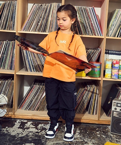 X-girl Stages（エックスガールステージス）の「カーゴロングパンツ（その他パンツ・キッズ・アイボリー/ブラック/ラベンダー・130cm/110cm/140cm/100cm/120cm）」の21枚目の写真