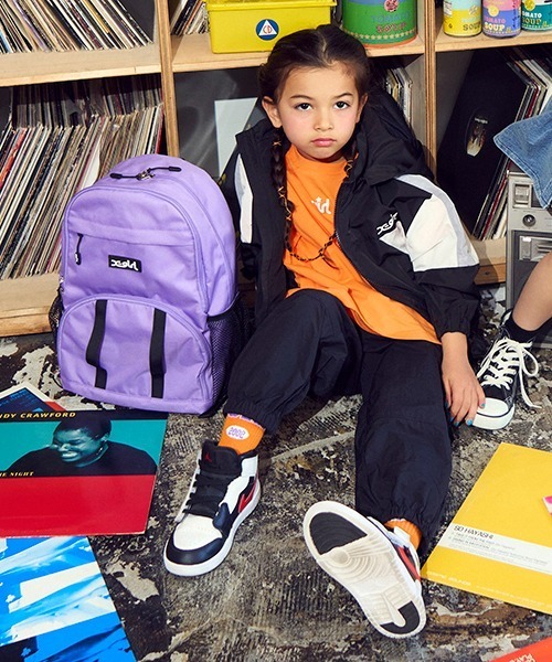 X-girl Stages（エックスガールステージス）の「カーゴロングパンツ（その他パンツ・キッズ・アイボリー/ブラック/ラベンダー・130cm/110cm/140cm/100cm/120cm）」の22枚目の写真