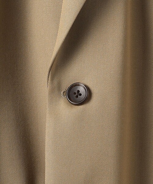 UNITED ARROWS(ユナイテッドアローズ)の「ギャバジン ドロップショルダー 2Bシングル ジャケット(テーラードジャケット・メンズ・ブラック/ベージュ・L/S/M)」の18枚目の写真