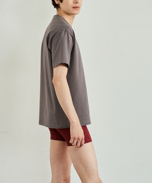 BODY WILD（ボディーワイルド）の「BODY WILD/ボディワイルド Tシャツ ジャケットプラス 後ろ襟高め 持続消臭（Tシャツ/カットソー・メンズ・ホワイト/ブラック/ブラウン系その他・MEDIUM/SMALL/LARGE/X-LARGE）」の11枚目の写真