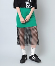 G1049 ＢＩＧメッシュコンビスカート