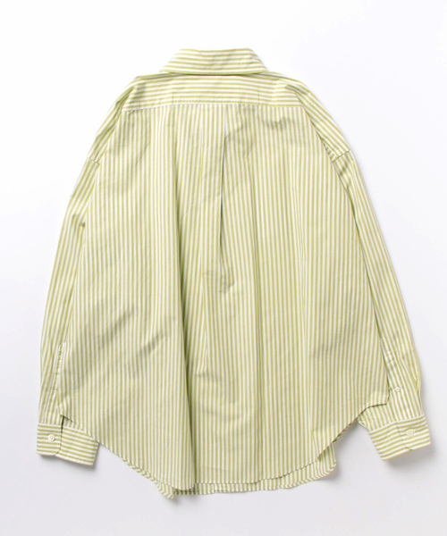 THE SHINZONE(ザ シンゾーン)の「DADDY SHIRTS(STRIPE)(シャツ/ブラウス・レディース・レッド/グリーン・SMALL/REGULAR)」の3枚目の写真