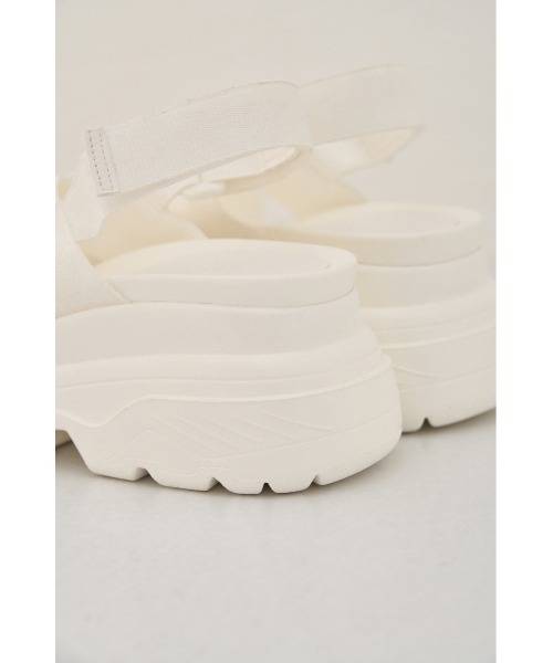 AZUL by moussy(アズールバイマウジー)の「CROSS BELT SPORTS SANDALS/クロスベルトスポーツサンダル(サンダル・レディース・ブラック/ホワイト・SMALL/LARGE/MEDIUM/LL)」の6枚目の写真