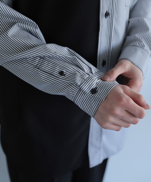 SENSE OF PLACE by URBAN RESEARCH(センスオブプレイスバイアーバンリサーチ)の「ストライプブロックドシャツ(シャツ/ブラウス・メンズ・その他2/その他1・MEDIUM/LARGE)」の17枚目の写真