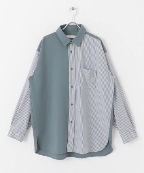 SENSE OF PLACE by URBAN RESEARCH(センスオブプレイスバイアーバンリサーチ)の「ストライプブロックドシャツ(シャツ/ブラウス・メンズ・その他2/その他1・MEDIUM/LARGE)」の14枚目の写真