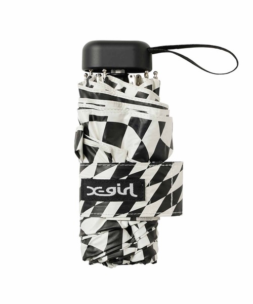 X-girl（エックスガール）の「X-girl ×Wpc. CHECKERED FOLDING UMBRELLA（折りたたみ傘・レディース・オフホワイト・ONE SIZE）」の3枚目の写真