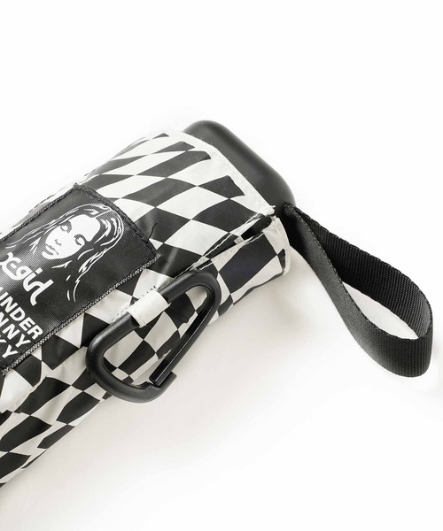 X-girl（エックスガール）の「X-girl ×Wpc. CHECKERED FOLDING UMBRELLA（折りたたみ傘・レディース・オフホワイト・ONE SIZE）」の4枚目の写真
