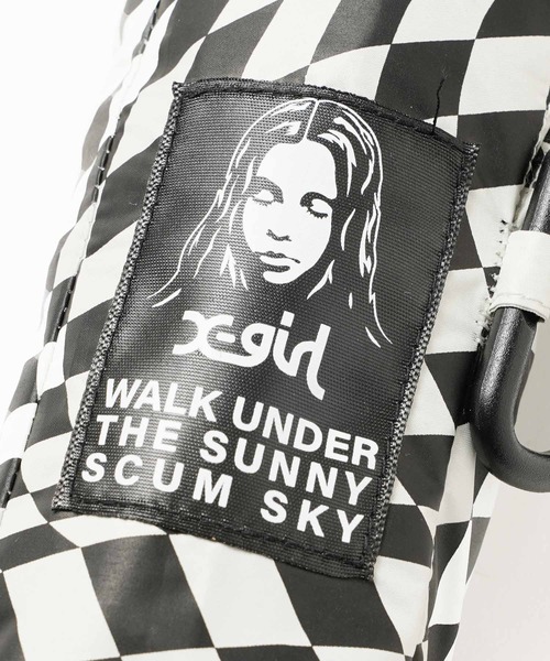 X-girl（エックスガール）の「X-girl ×Wpc. CHECKERED FOLDING UMBRELLA（折りたたみ傘・レディース・オフホワイト・ONE SIZE）」の5枚目の写真