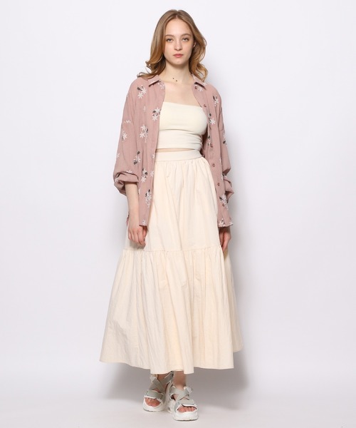 FOREVER 21(フォーエバー トゥエンティーワン)の「【FEMININE】刺繍シアーシャツ(シャツ/ブラウス・レディース・ピンク/ブラック/ホワイト・FREE)」の19枚目の写真