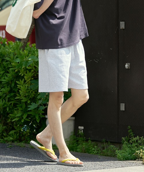 coca（coca）（コカ）の「メンズヘビーウェイト裏毛スウェットハーフパンツ（その他パンツ・メンズ・パープル/ネイビー/ブラック/カーキ/グレー/ターコイズブルー・M/L/XL）」の16枚目の写真