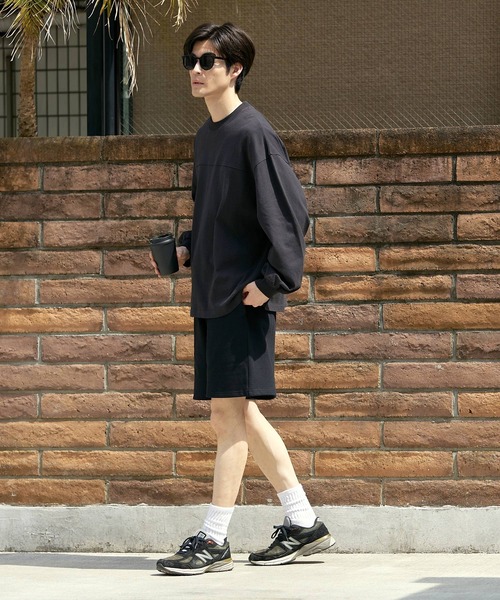 coca（coca）（コカ）の「メンズヘビーウェイト裏毛スウェットハーフパンツ（その他パンツ・メンズ・パープル/ネイビー/ブラック/カーキ/グレー/ターコイズブルー・M/L/XL）」の14枚目の写真