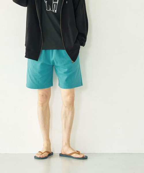 coca（coca）（コカ）の「メンズヘビーウェイト裏毛スウェットハーフパンツ（その他パンツ・メンズ・パープル/ネイビー/ブラック/カーキ/グレー/ターコイズブルー・M/L/XL）」の11枚目の写真