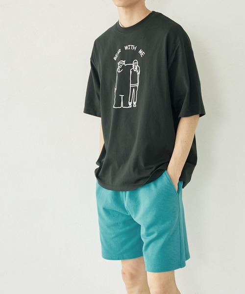 coca（coca）（コカ）の「メンズヘビーウェイト裏毛スウェットハーフパンツ（その他パンツ・メンズ・パープル/ネイビー/ブラック/カーキ/グレー/ターコイズブルー・M/L/XL）」の13枚目の写真