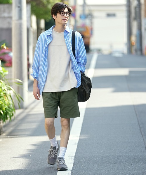 coca（coca）（コカ）の「メンズヘビーウェイト裏毛スウェットハーフパンツ（その他パンツ・メンズ・パープル/ネイビー/ブラック/カーキ/グレー/ターコイズブルー・M/L/XL）」の19枚目の写真