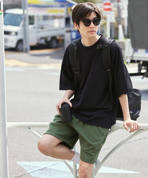 coca（coca）（コカ）の「メンズヘビーウェイト裏毛スウェットハーフパンツ（その他パンツ・メンズ・パープル/ネイビー/ブラック/カーキ/グレー/ターコイズブルー・M/L/XL）」の17枚目の写真