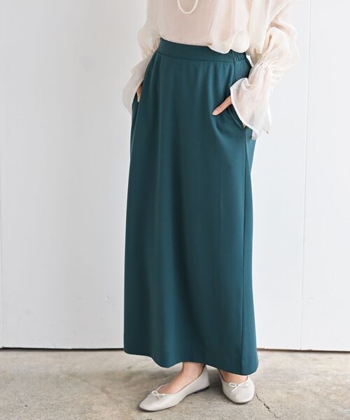 rps（アールピーエス）の「カットジョーゼットタイトスカート（スカート・レディース・ブラック/ブルーグリーン/グレイッシュベージュ・フリー）」の3枚目の写真