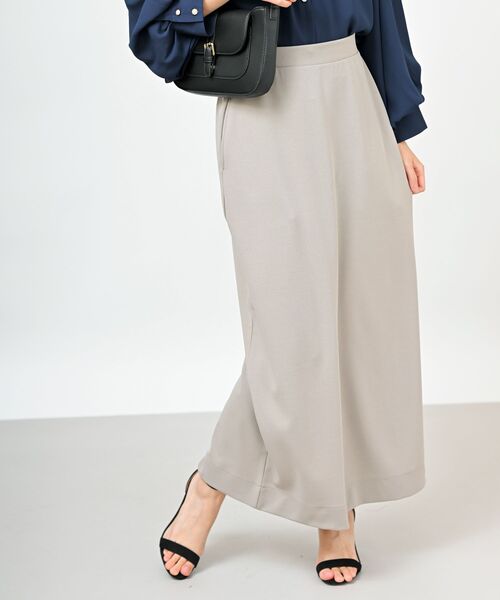 rps（アールピーエス）の「カットジョーゼットタイトスカート（スカート・レディース・ブラック/ブルーグリーン/グレイッシュベージュ・フリー）」の2枚目の写真