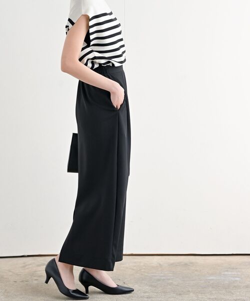 rps（アールピーエス）の「カットジョーゼットタイトスカート（スカート・レディース・ブラック/ブルーグリーン/グレイッシュベージュ・フリー）」の5枚目の写真