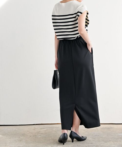 rps（アールピーエス）の「カットジョーゼットタイトスカート（スカート・レディース・ブラック/ブルーグリーン/グレイッシュベージュ・フリー）」の6枚目の写真