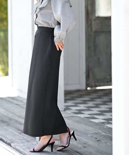 rps（アールピーエス）の「カットジョーゼットタイトスカート（スカート・レディース・ブラック/ブルーグリーン/グレイッシュベージュ・フリー）」の20枚目の写真