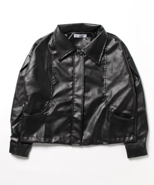 【新品】ZARA オーバーサイズ フェイクレザーライダースジャケット S 新品】ZARA オーバーサイズ フェイクレザーライダースジャケット S