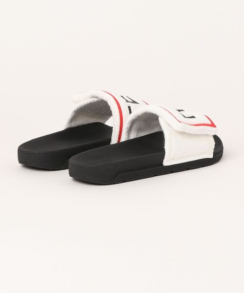HUNTER(ハンター)の「/HUNTER/TERRY TOWELL LOGO SANDAL(サンダル・レディース・ブラック/ホワイト・UK4/UK5/UK6/UK3)」の3枚目の写真