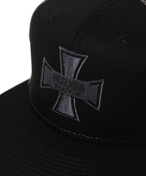 クロスメッシュキャップ RUDIE'S（ルーディーズ）の「SHADOW IRONCROSS MESH CAP
