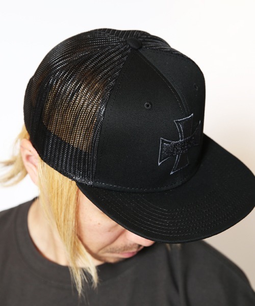 RUDIE'S（ルーディーズ）の「SHADOW IRONCROSS MESH CAP / シャドウ