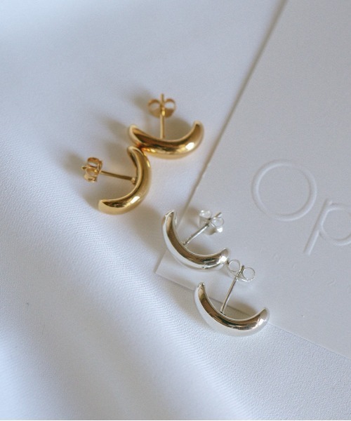 Ops.(オプス)の「ピアス 金属アレルギー対応 シルバー925 ゴールド 【CUULLA キューラ】(ピアス(両耳用)・レディース・シルバー/イエローゴールド・ONE SIZE)」の15枚目の写真