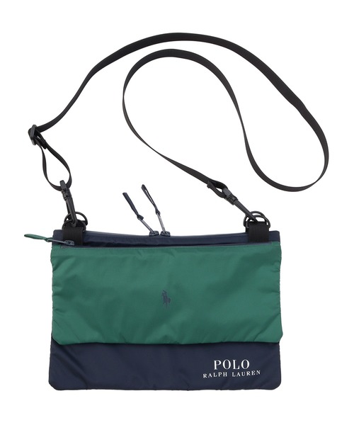 POLO RALPH LAUREN(ポロ ラルフ ローレン)の「ショルダーバッグ 傘袋 ブロックマルチカラー(ショルダーバッグ・レディース・ベージュ/レッド/ネイビー/キャメル/ダークネイビー/ダークブルー・FREE)」の3枚目の写真