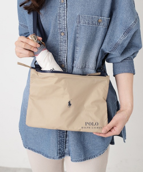 POLO RALPH LAUREN(ポロ ラルフ ローレン)の「ショルダーバッグ 傘袋 ブロックマルチカラー(ショルダーバッグ・レディース・ベージュ/レッド/ネイビー/キャメル/ダークネイビー/ダークブルー・FREE)」の18枚目の写真