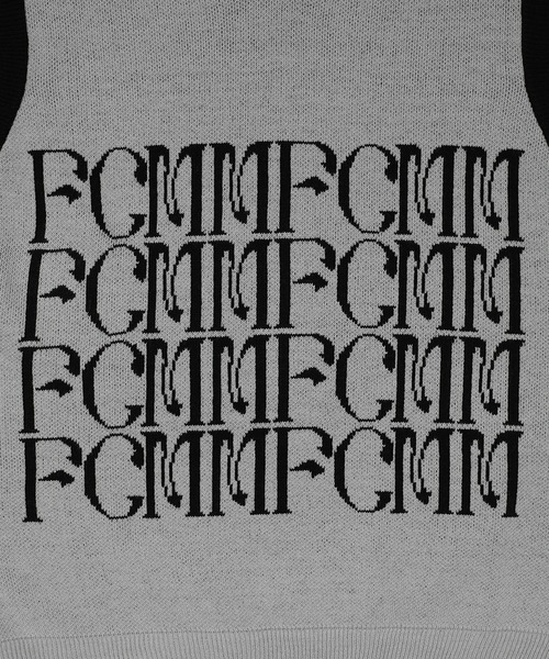 FCMM(エフシーエムエム)の「【日本限定アイテム】SHADOW LOGO KNIT VEST/シャドウロゴニットベスト(ベスト・メンズ・グレー/ダークブルー/ブラック・MEDIUM/LARGE)」の13枚目の写真