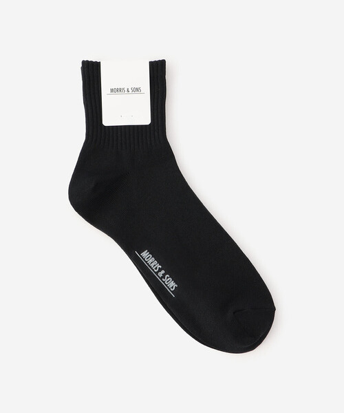Bshop（ビショップ）の「MORRIS & SONS | ポリエステル ショートソックス MEN（ソックス/靴下・メンズ・ホワイト/ライトグレー/ブラック・MENS）」の3枚目の写真