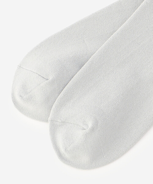 Bshop（ビショップ）の「MORRIS & SONS | ポリエステル ショートソックス MEN（ソックス/靴下・メンズ・ホワイト/ライトグレー/ブラック・MENS）」の4枚目の写真