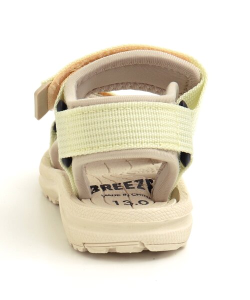 BREEZE（ブリーズ）の「アクティブテープサンダル（サンダル・キッズ・ブラック/アイボリー/ネイビー/レインボー・13/14/15 /16/17/18/19/20/21）」の5枚目の写真