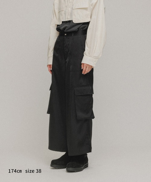 パンツ ORR Satin wide trousers 別注 SATIN WIDE PANTS｜JOHNLAWRENCESULLIVAN